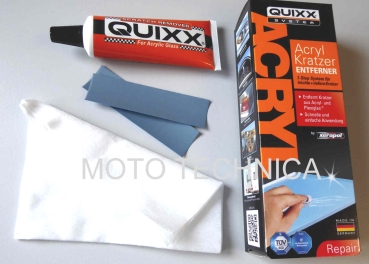 Quixx Acrylglas Politur Kunststoffpolitur Kratzerentferner ACRYL Plexiglas  Plastik  Kunststoff